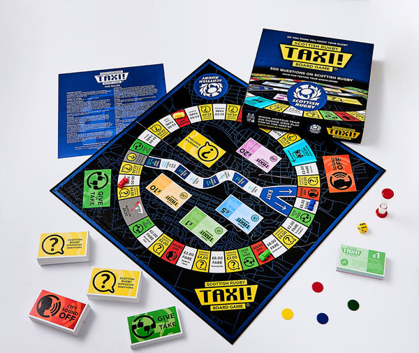 Taxi Board Game - Scottish Rugby
