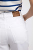 Soulina Wide Leg Cropped Denim Jeans White