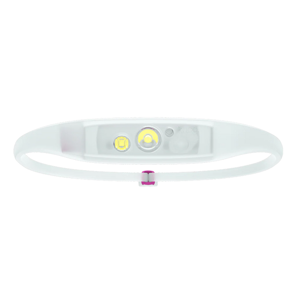 Knog Quokka Run 150 Lumen Silicone Rechargeable Headlamp Clear/Lime