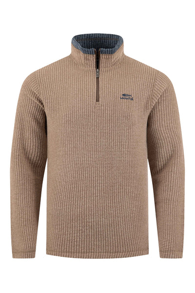 Newark 1/4 Zip Grid Fleece