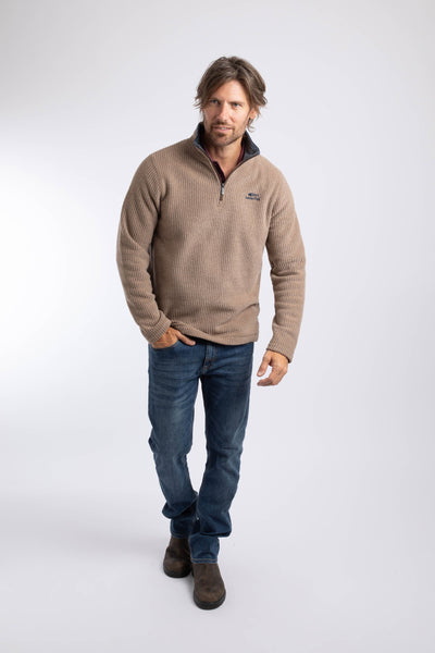 Newark 1/4 Zip Grid Fleece