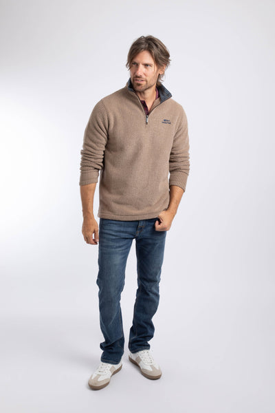 Newark 1/4 Zip Grid Fleece