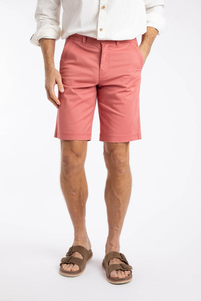 Rayburn Organic Cotton Flat Front Shorts - Nantucket