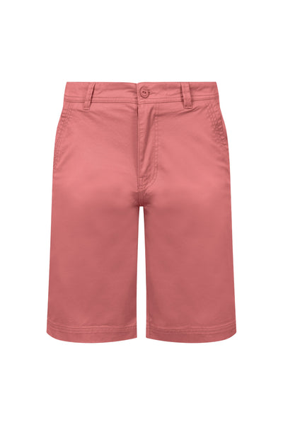 Rayburn Organic Cotton Flat Front Shorts - Nantucket