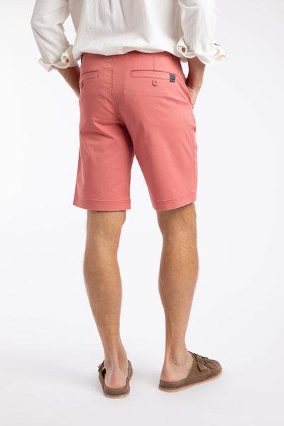 Rayburn Organic Cotton Flat Front Shorts - Nantucket
