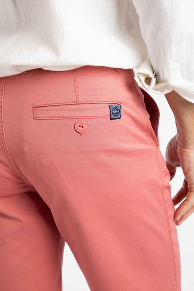 Rayburn Organic Cotton Flat Front Shorts - Nantucket