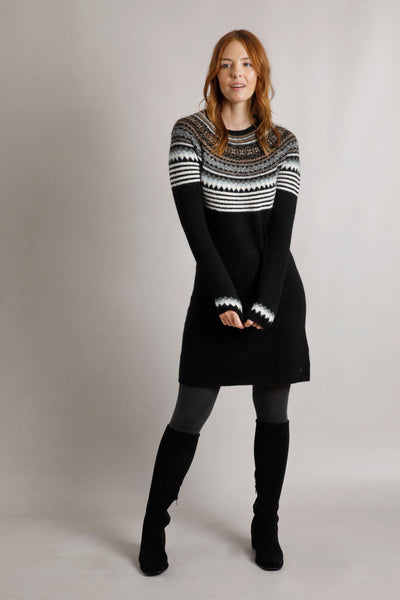 Blakely Eco Fair Isle Knitted Dress