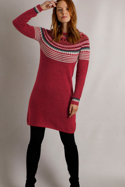 Blakely Eco Fair Isle Knitted Dress