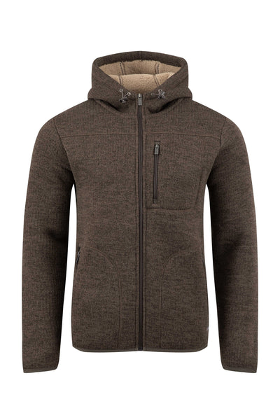 Torpoint Faux Shearling Bonded Full Zip Hooded Fleece