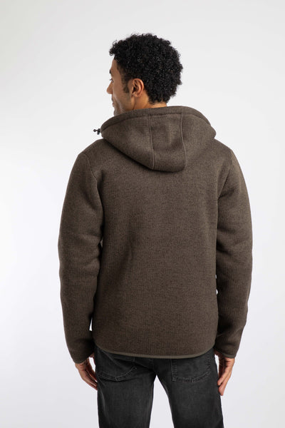 Torpoint Faux Shearling Bonded Full Zip Hooded Fleece