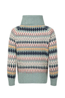 Annecy Fair Isle Roll Neck Jumper