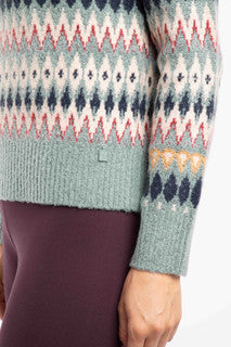 Annecy Fair Isle Roll Neck Jumper