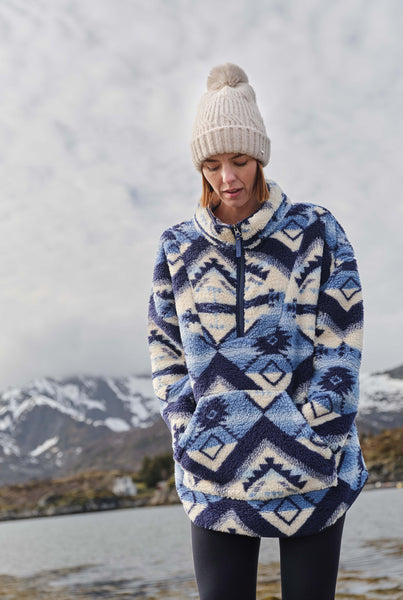 Pikard Borg Jacquard Pop Over Hoody