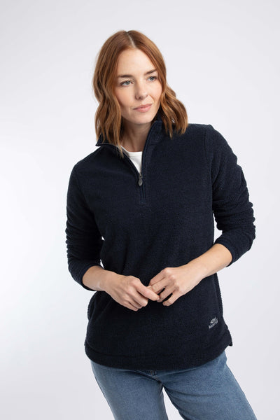 Sarah Eco 1/4 Zip Textured Fleece
