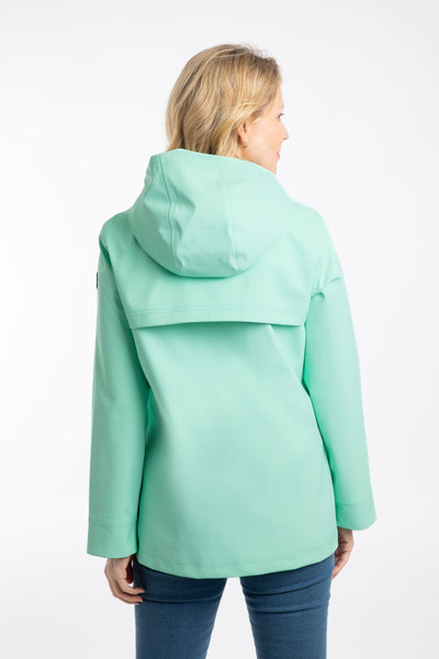Faros Waterproof Rain Jacket Gerbera/Apple Mint