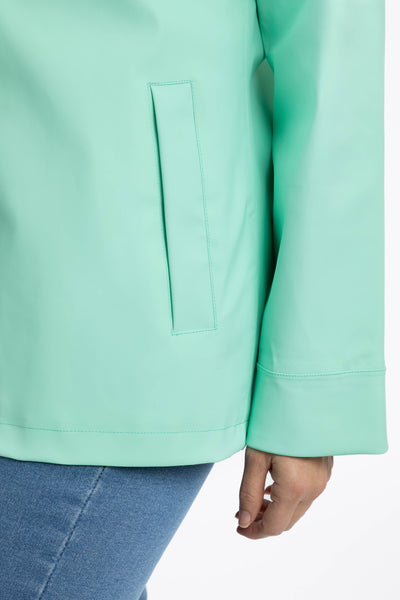 Faros Waterproof Rain Jacket Gerbera/Apple Mint