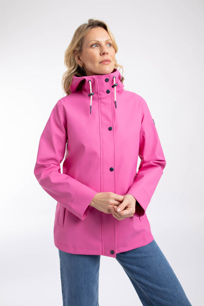 Faros Waterproof Rain Jacket Gerbera/Apple Mint