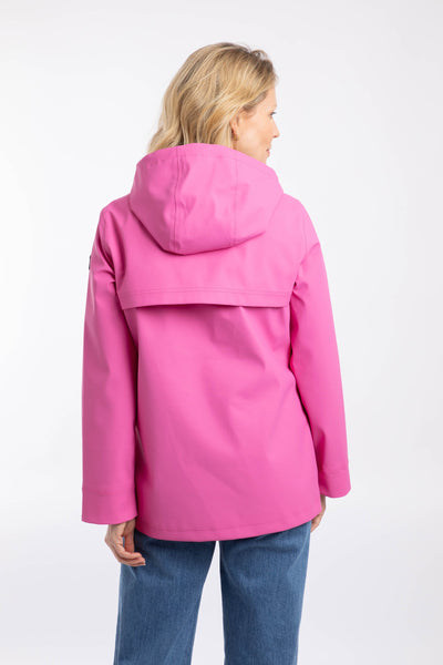 Faros Waterproof Rain Jacket Gerbera/Apple Mint