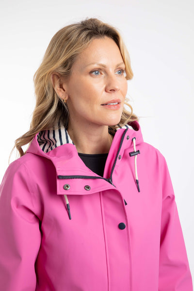 Faros Waterproof Rain Jacket Gerbera/Apple Mint