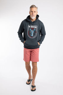 Mckay Graphic Popover Hoodie (Lobster Print)