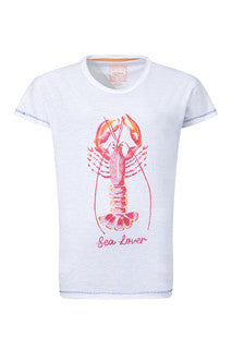 Sea Lover Lobster Organic Cotton Graphic Tee
