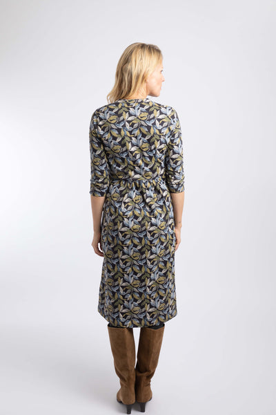 Isolde Printed Jersey Midi Dress