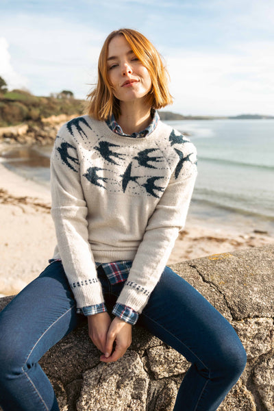 Swallows Intarsia Fair Isle Jumper