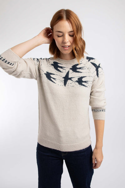 Swallows Intarsia Fair Isle Jumper