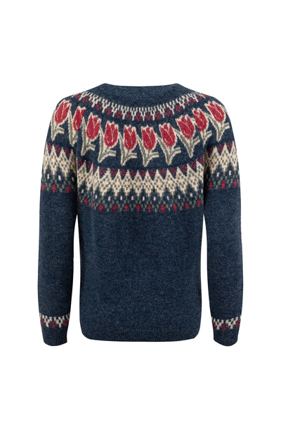 Tulips Intarsia Fair Isle Jumper