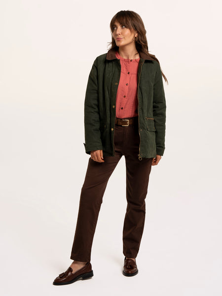 Pear Cord Collar Barn Jacket