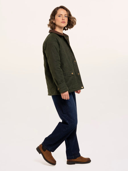 Pear Cord Collar Barn Jacket