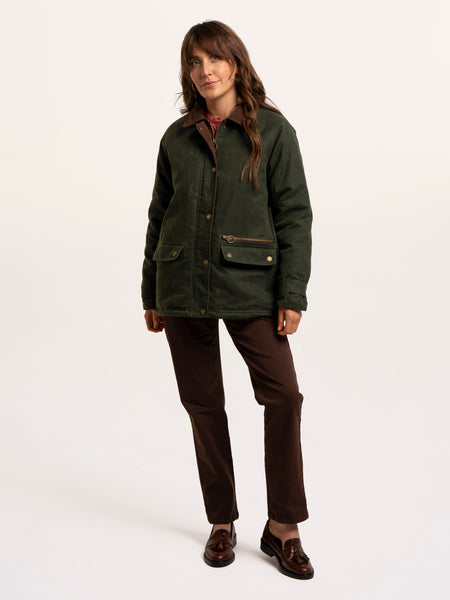 Pear Cord Collar Barn Jacket