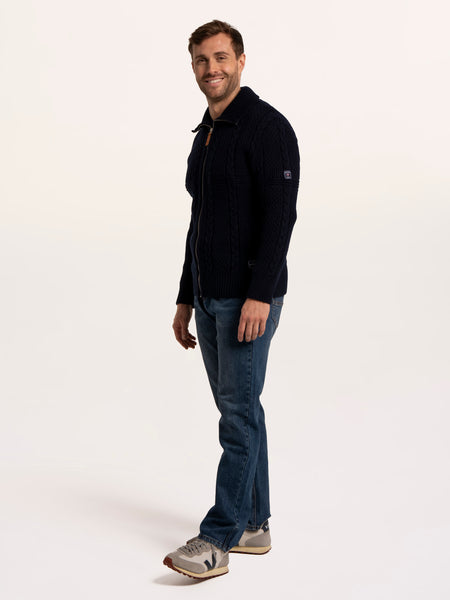 Colindale Full Zip Knitted Jumper