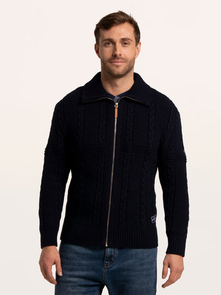 Colindale Full Zip Knitted Jumper