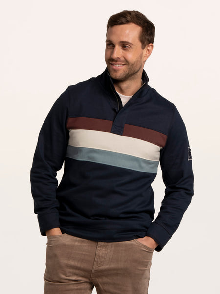Talbot Chest Panel 1/4 Zip Sweat