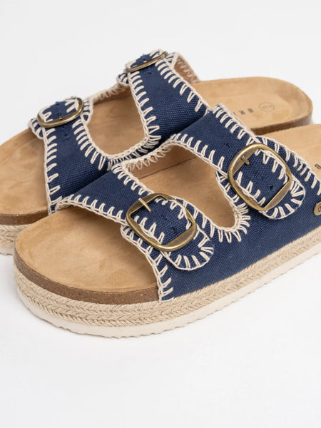 Houns Denim Platform Sandal