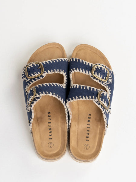 Houns Denim Platform Sandal
