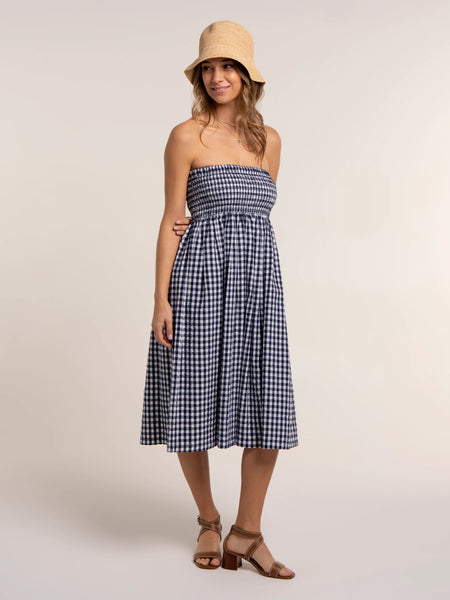 Teresa Gingham 2-in-1 Maxi Skirt