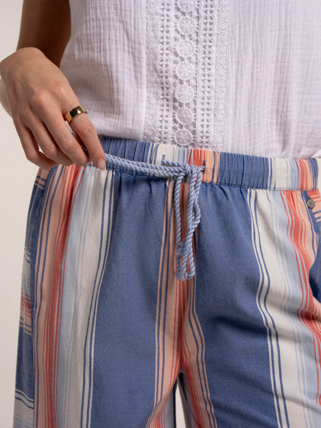Julieta Stripe Wide Leg Beach Pant