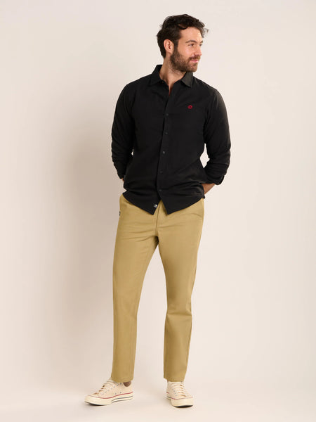 Templefinn Linen Blend Shirt - Black