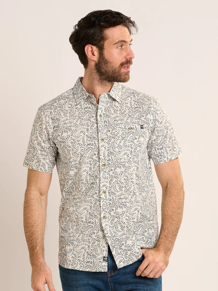 Mappleton Leaves Printed Shirt