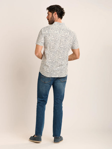 Mappleton Leaves Printed Shirt