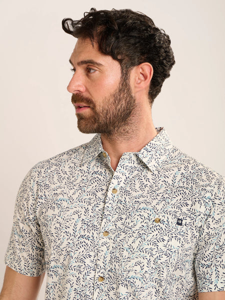 Mappleton Leaves Printed Shirt