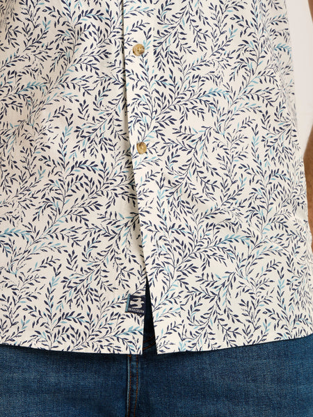 Mappleton Leaves Printed Shirt