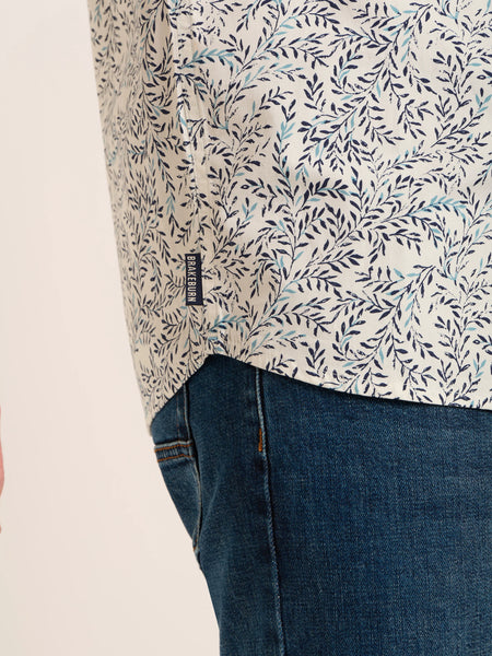 Mappleton Leaves Printed Shirt