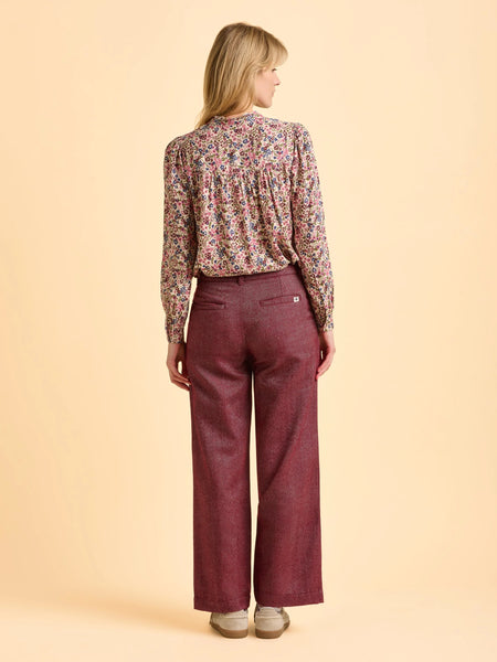 Burgundy Neve Trouser