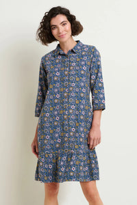 Folk Floral Cord Dress