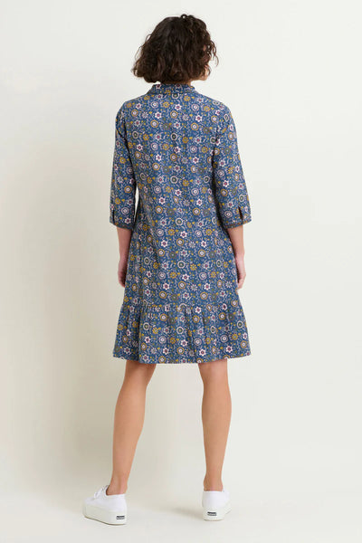 Folk Floral Cord Dress