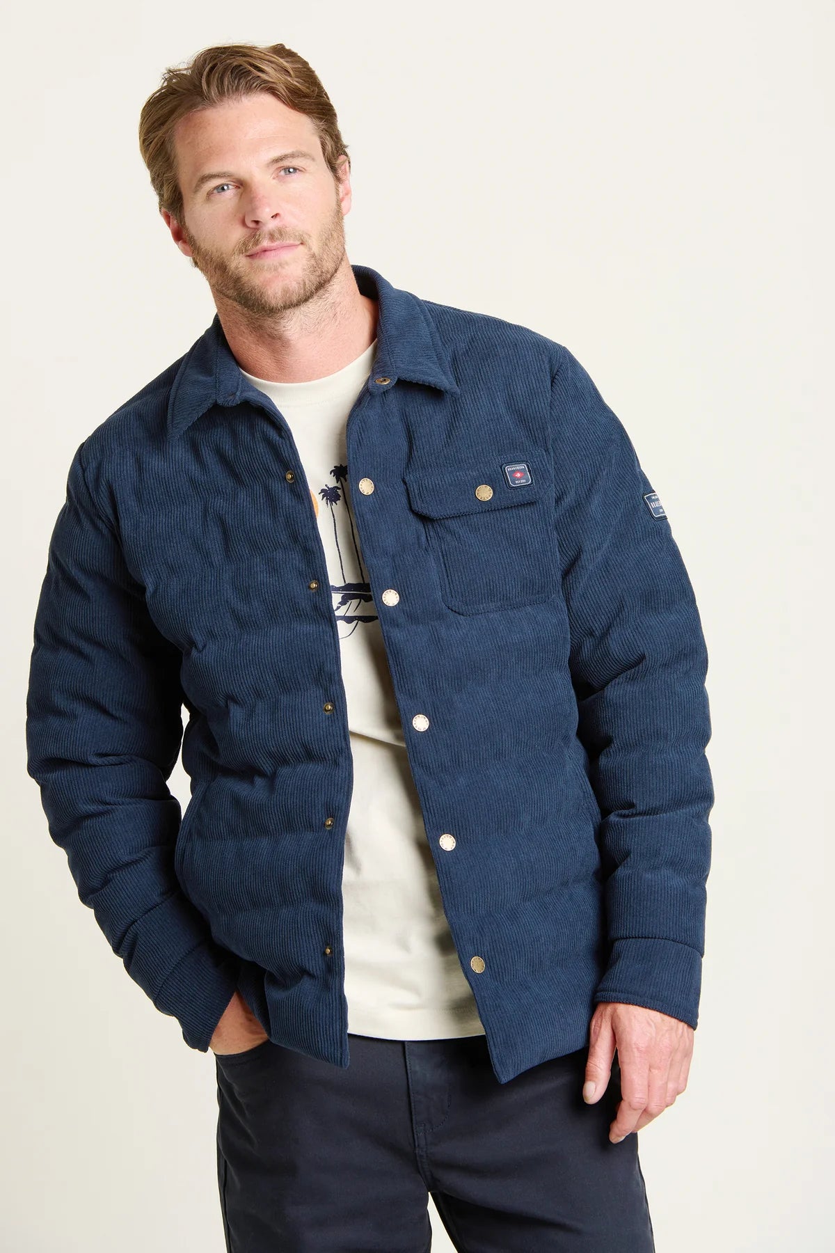 Quilted Corduroy Shacket
