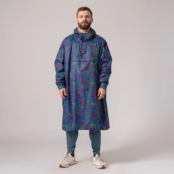 Festival Poncho - Packable Waterproof Cape